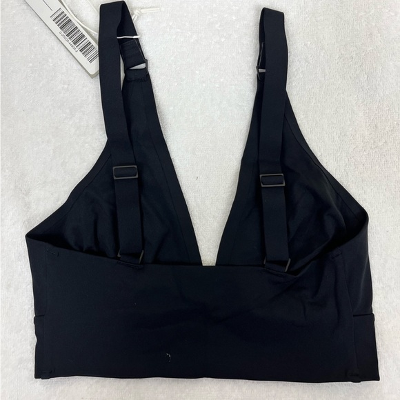 NWT Everlane The Invisible V Neckline Seamless Cup Adjustable Strap Bra Black - Picture 4 of 13